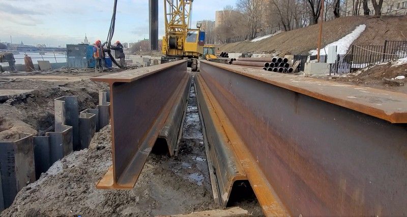 Шпунт балочный 2хЛ5-УМ+70Б3